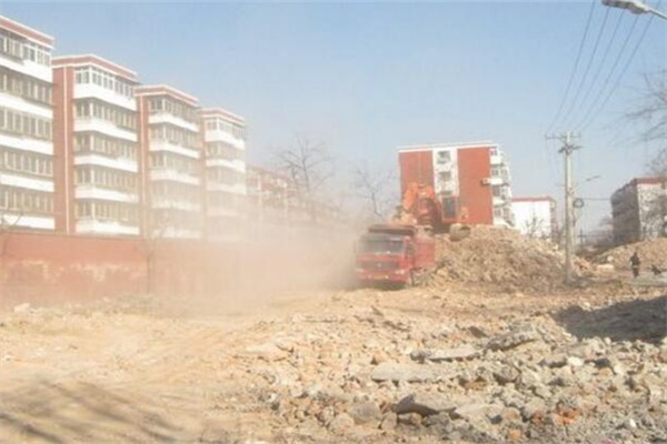 建筑工地揚塵污染